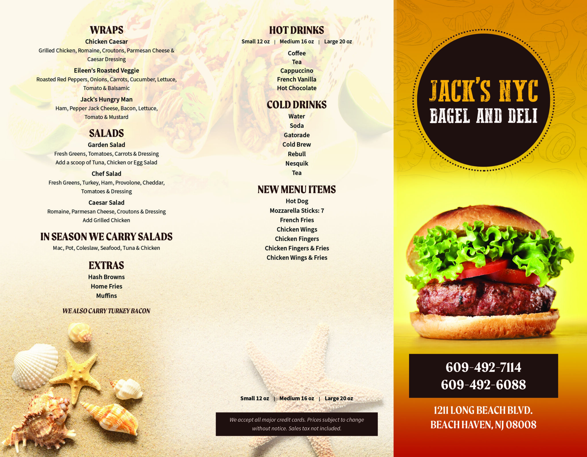 Order From Beach Haven LBI Jack's NYC Bagels